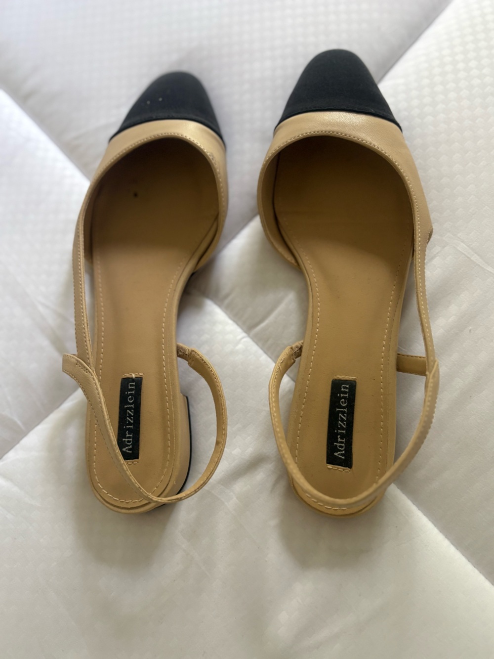 Women's Nude Slingback Heels - Picture 3 of 3
